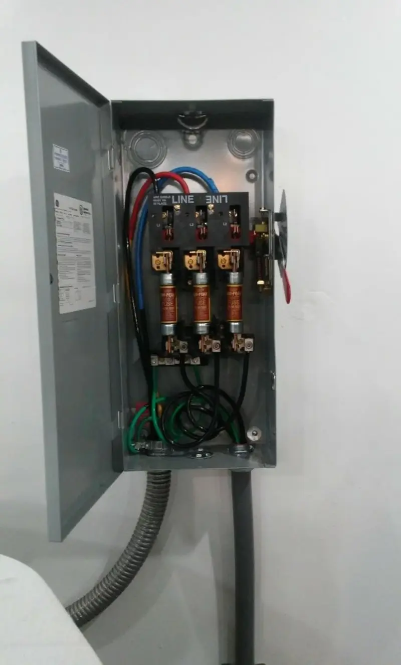 Three-phase disconnect switch installed for Electrical Wiring & Rewiring in Mifflinburg